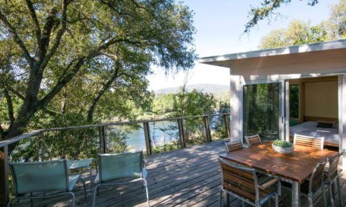 Bungalow located along the South Fork of the American River in Coloma, CA
